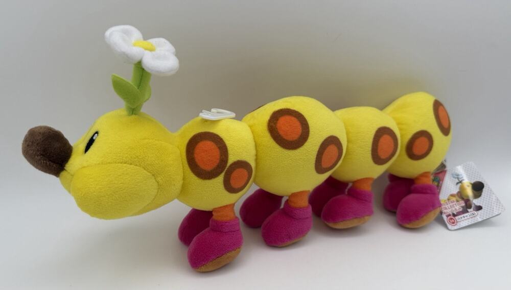 Super Mario All Star Collection Plush Wiggler NINTENDO Japan With Tags